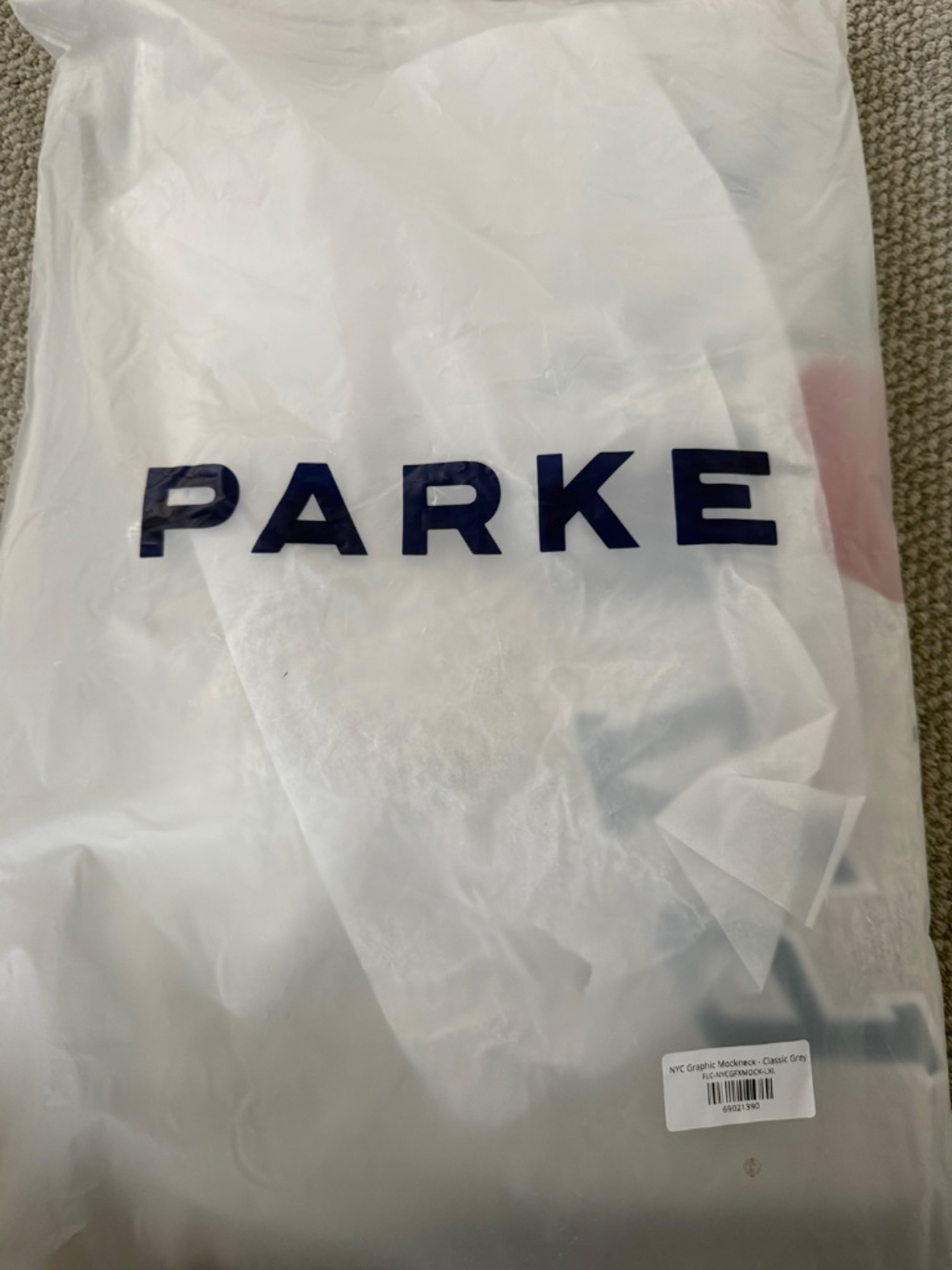PARKE NYC women’s Multi Mockneck sweatshirt - Picture 3 of 3